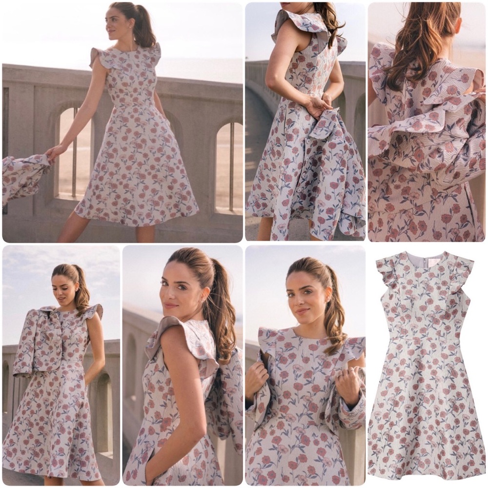 💥PRICE DROP💥 Lola Dancing Daisy Jacquard Dress